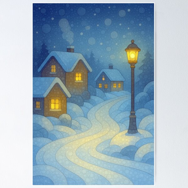 Item preview, The Lamplit Path designed and sold by cryolith7454.
