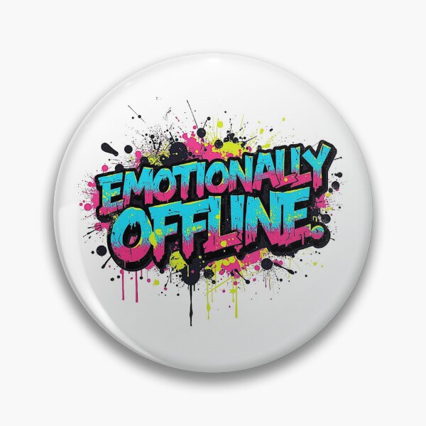 Item preview, Emotionally Offline | Sarcastic Humor Design by Too Real Co designed and sold by TooRealCo.