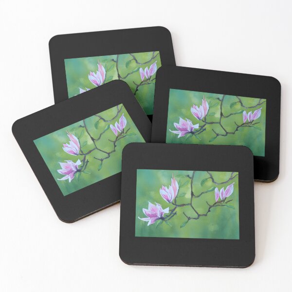 Item preview, Watercolour Magnolia On Green Background Classic 		 designed and sold by ssdryvxesl7.