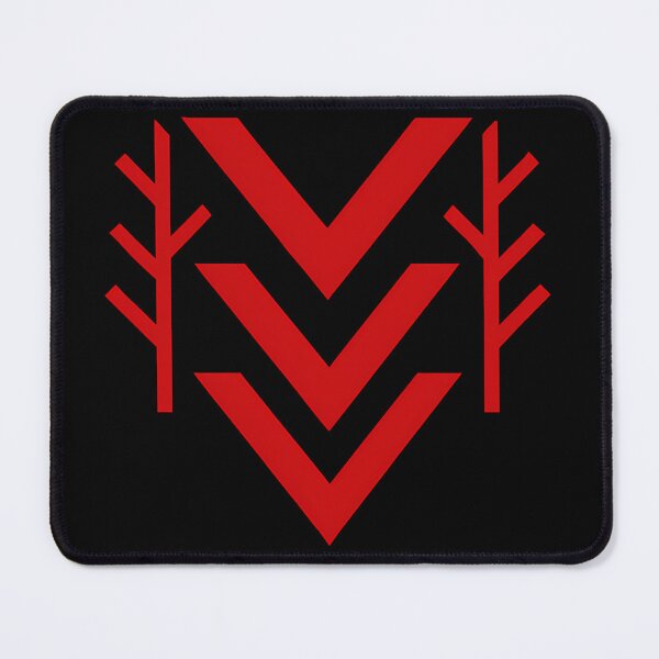 Item preview, Geometric Chevron Rune - Nordic Nature Symbol, Red designed and sold by Myth-LegendArt.