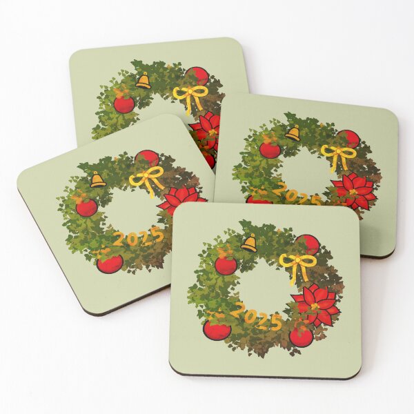 Item preview, 2025 Wreath Christmas/ Holiday Design designed and sold by ClearAndHappy.