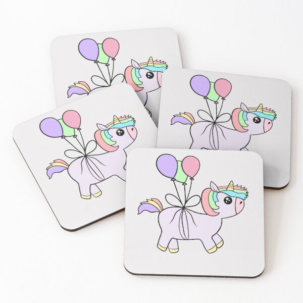 Item preview, Timmy Johnson the Unicorn – Floating with Balloons designed and sold by Arismatica Design.