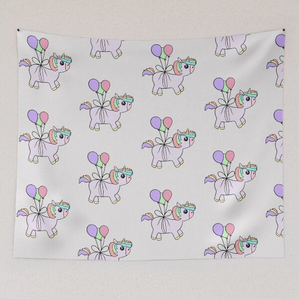 Item preview, Timmy Johnson the Unicorn – Floating with Balloons designed and sold by Arismatica Design.