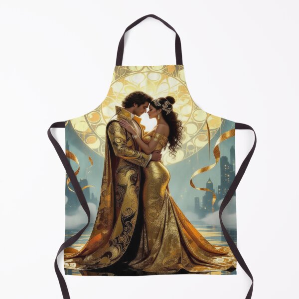 Item preview, Golden Embrace – poetic romance & shimmering devotion inspired by Gustav Klimt designed and sold by FotoworldEdel.