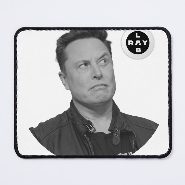 Item preview, Elon Mask RayLab-BGblack designed and sold by CreatorHub.