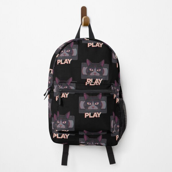 Item preview, Vaporwave Cat VHS Glitch Retro 80s Aesthetic Play designed and sold by VinsendDraconi.