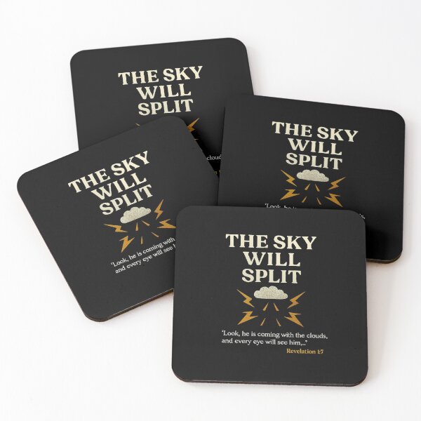 Item preview, The Sky Will Split Revelation 1:7 Christian Prophecy Design designed and sold by NaphDesigns.