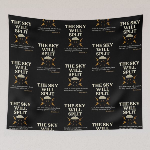 Item preview, The Sky Will Split Revelation 1:7 Christian Prophecy Design designed and sold by NaphDesigns.