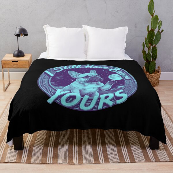 Item preview, French Bulldog Under Moonlight With Loving Quote designed and sold by e-camelleone.