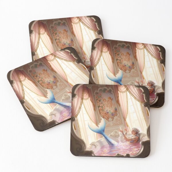 Item preview, Enchanted Mermaid in a Luxurious Bath designed and sold by PhotiniaART.