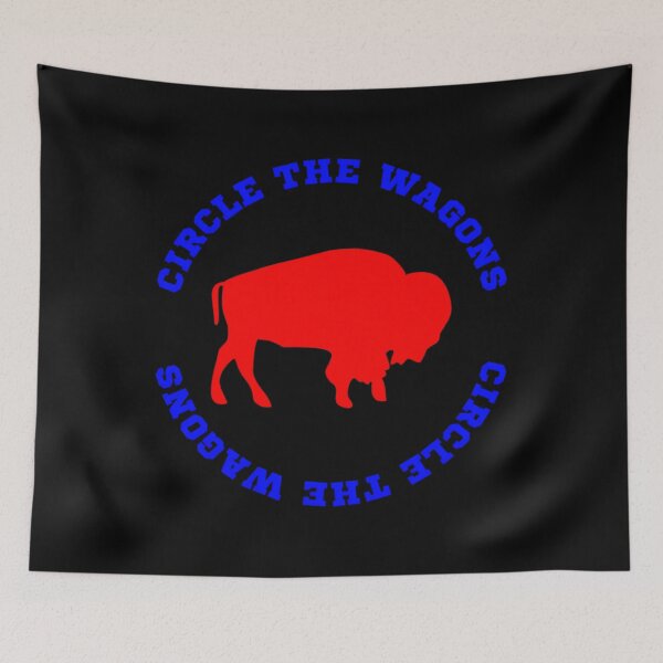 Item preview, Buffalo Football Circle The Wagons designed and sold by ZariaWilkinson.