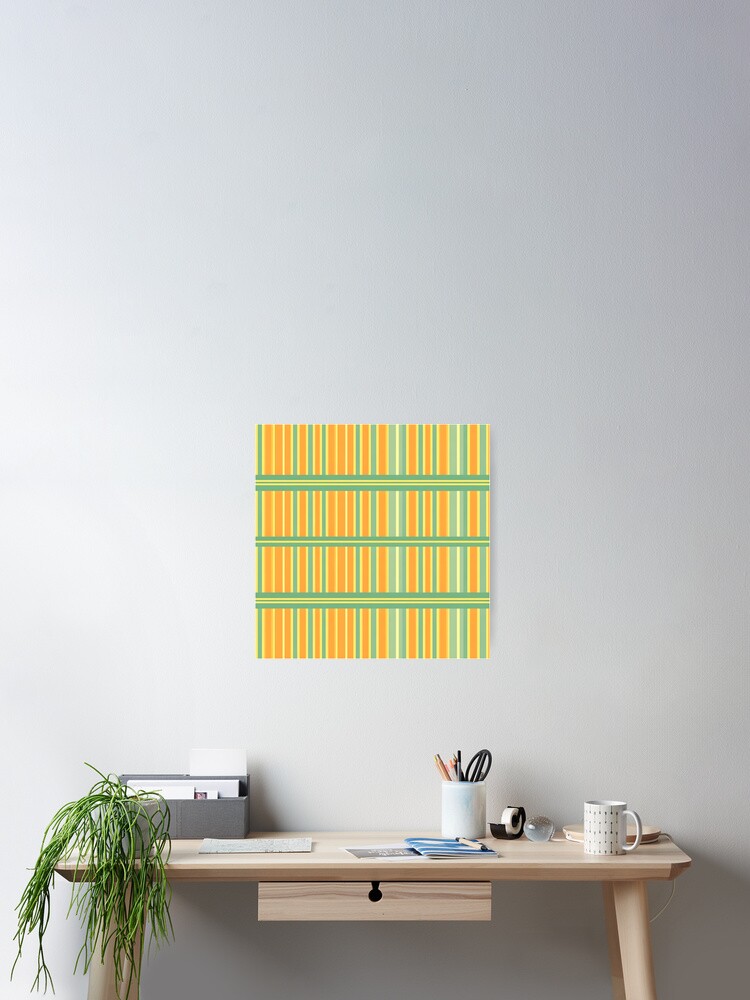 Thumbnail 2 of 3, Poster, Retro Stripes designed and sold by GraphicsClub.