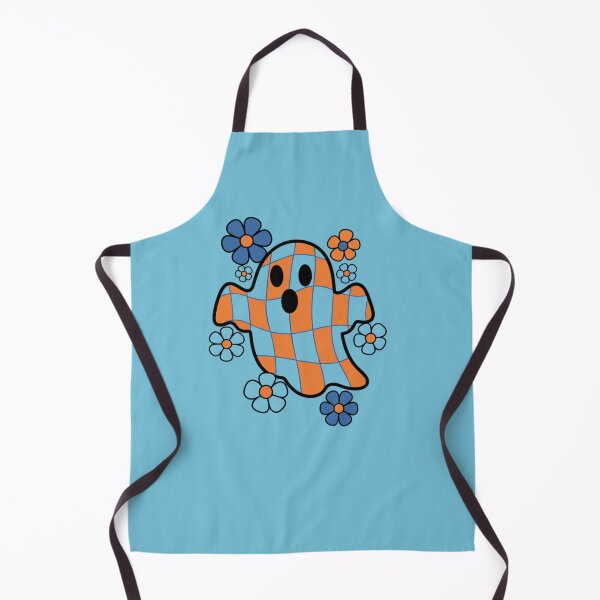 Item preview, Retro Floral Checker Ghost - halloween designed and sold by 0606PM.