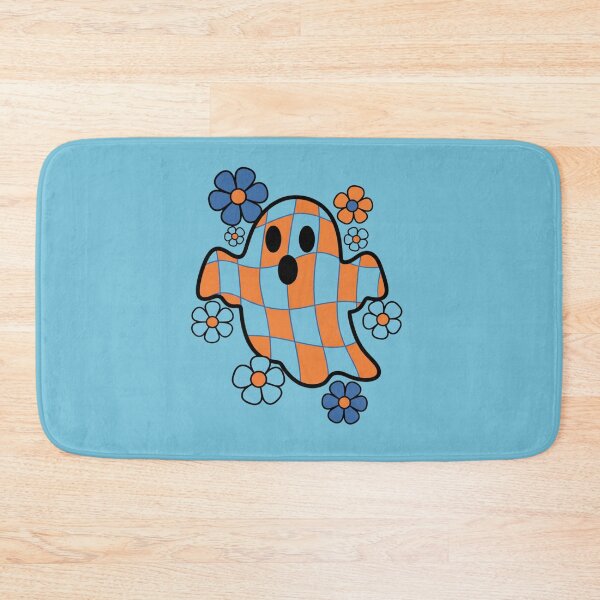 Item preview, Retro Floral Checker Ghost - halloween designed and sold by 0606PM.