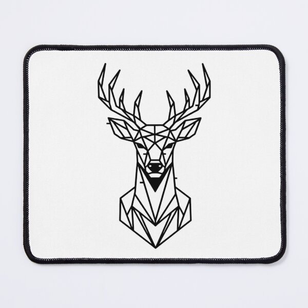 Item preview, Minimal Geometric Deer Logo Design designed and sold by ImmersiveArt Era.
