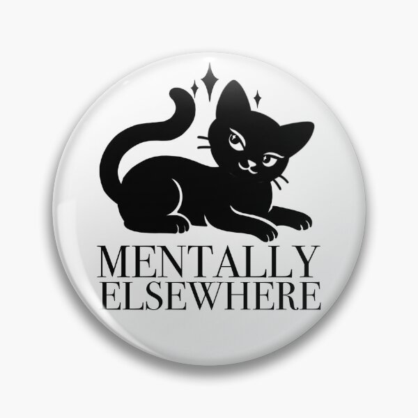 Item preview, Mentally Elsewhere (Black) designed and sold by Strange Little Art.