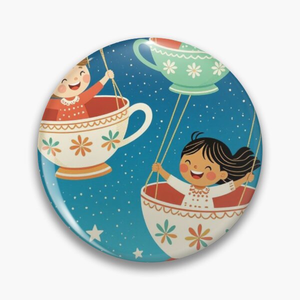 Item preview, Whimsical Floating Teacups - Joyful Adventure designed and sold by PhotiniaART.