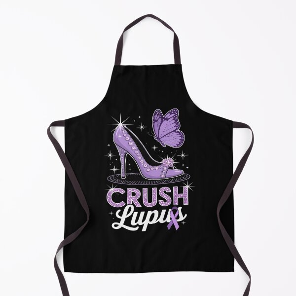 Item preview, Crush Lupus Awareness Purple Ribbon High Heel Support designed and sold by itsnothatweird.