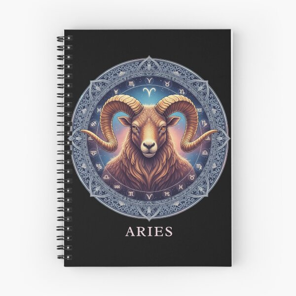 Item preview, Aries Zodiac Sign – Cosmic Ram Astrology Art designed and sold by CrunchyGoats.
