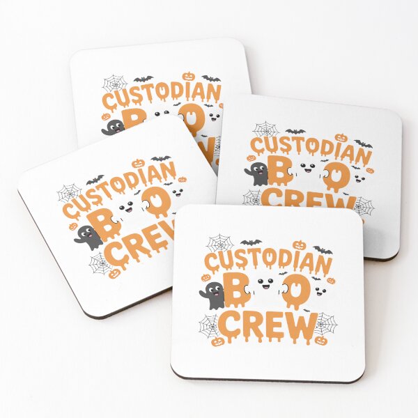 Item preview, Custodian Squad School Boo Crew Janitor Custodian Halloween designed and sold by itsnothatweird.