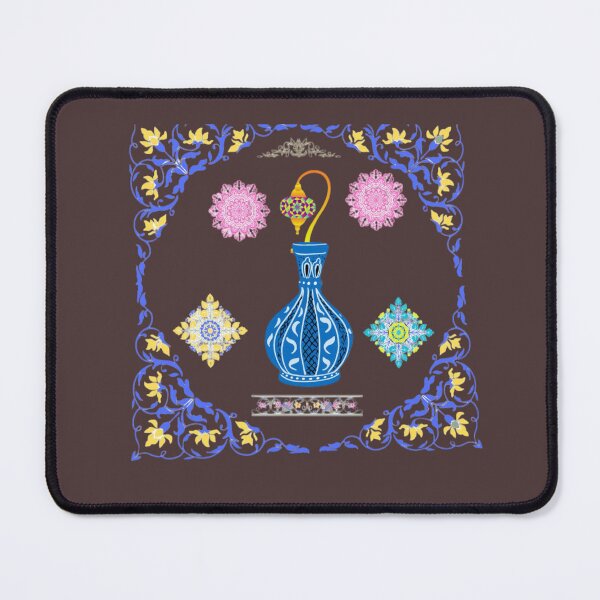 Item preview, Turkish decaration art *turkish ceramic pitcher -oriental mandala */ottaman pattern. designed and sold by Raindreamart.