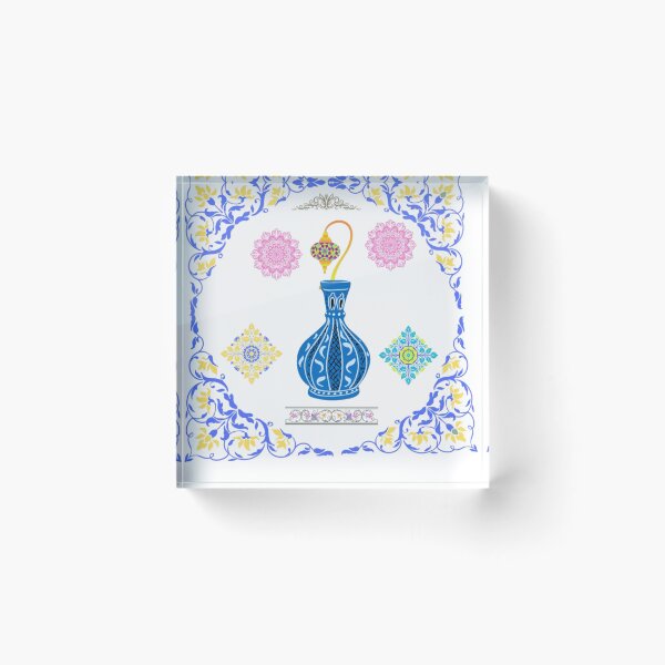 Artikelvorschau, Türkische Dekorationskunst * türkischer Keramikkrug – orientalisches Mandala */Ottaman-Muster. entworfen und verkauft von Raindreamart.