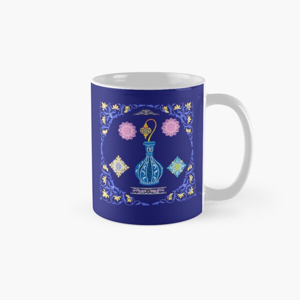Artikelvorschau, Türkische Dekorationskunst * türkischer Keramikkrug – orientalisches Mandala */Ottaman-Muster. entworfen und verkauft von Raindreamart.