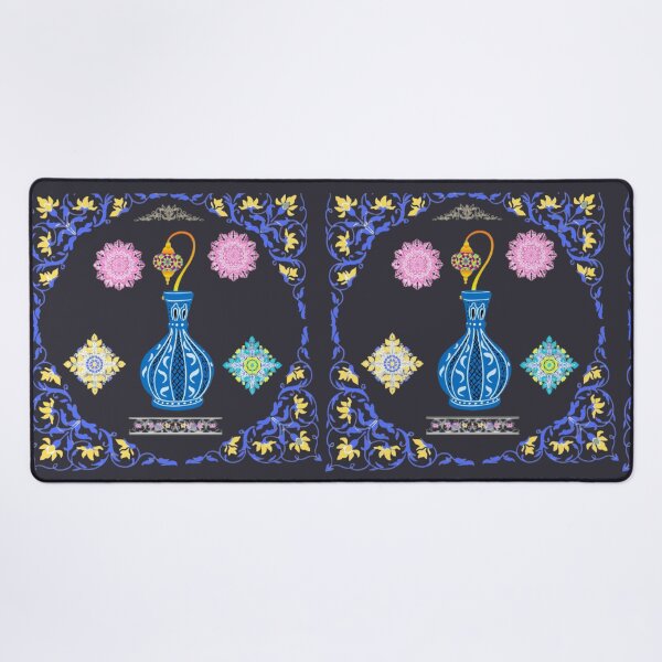 Artikelvorschau, Türkische Dekorationskunst * türkischer Keramikkrug – orientalisches Mandala */Ottaman-Muster. entworfen und verkauft von Raindreamart.