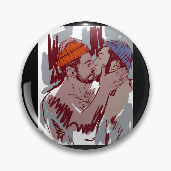 Item preview, Winter Time - Two Guys Dressed For Winter Kissing Classic 		 designed and sold by dbvlpyyoazl38.