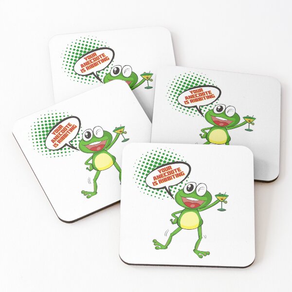 Item preview, Your Anecdote Is Ribbiting - Funny Frog Pun Tee designed and sold by TeesGalaxy.