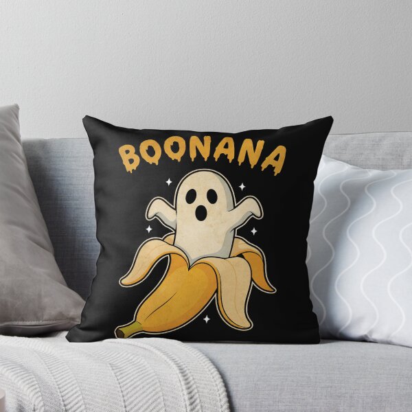 Item preview, Vintage Boonana – Funny Retro Ghost Banana Halloween Pun designed and sold by Imaginationbeyond.