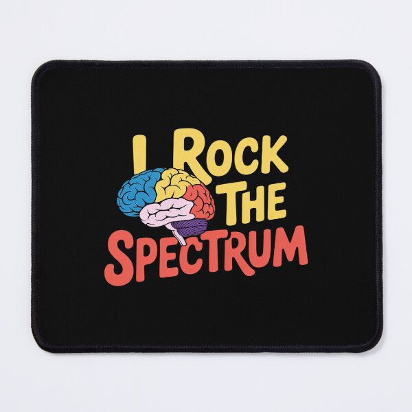Item preview, Cute Autism Brain I Rock The Spectrum Awareness designed and sold by itsnothatweird.