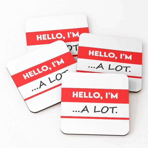 Item preview, Hello, I'm ...A Lot. designed and sold by the-craft-shop.