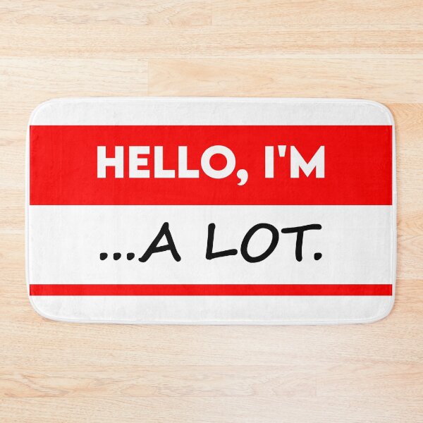 Item preview, Hello, I'm ...A Lot. designed and sold by the-craft-shop.