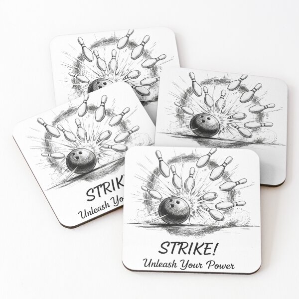 Item preview, Strike! - Charcoal Bowling in Action designed and sold by JOSTH.