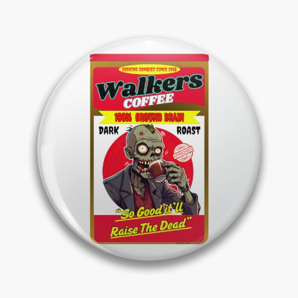 Item preview, Funny Horror | Walkers Coffee Zombie Blend Since 1968 100% Ground Brain So Good It'll Raise the Dead designed and sold by theflandonian.