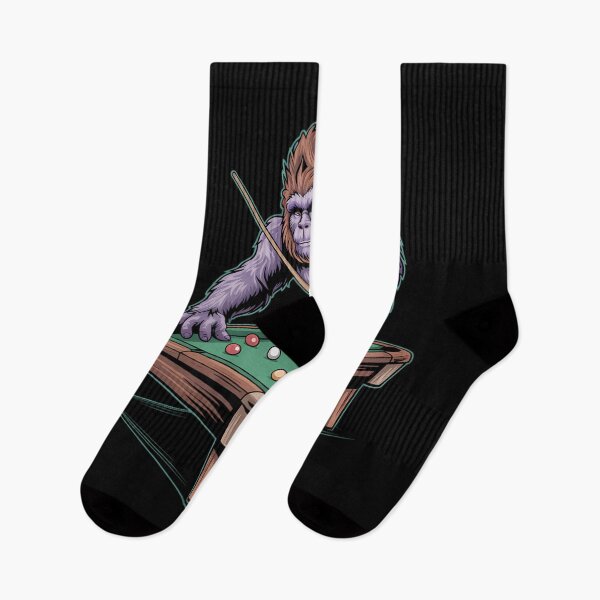 Artikelvorschau, Lustiger Bigfoot Sasquatch Billard Pool Spieler entworfen und verkauft von aidenpier.