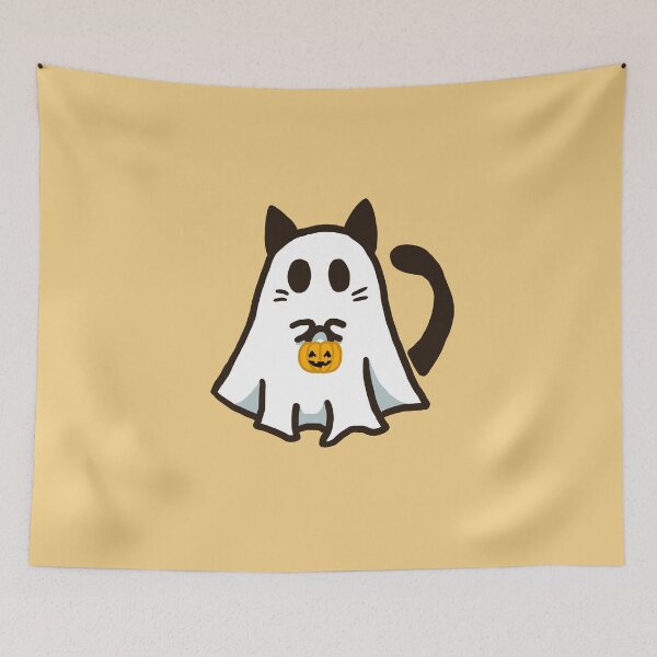 Item preview, Kawaii Ghost Cat designed and sold by Splasheverything .