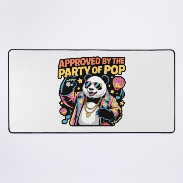 Item preview, Cheerful Panda in X-Pop Style with Lanterns and Stars designed and sold by SplashTastic.