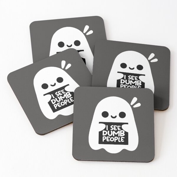 Item preview, I see dumb people funny ghost designed and sold by NemiMakeit.