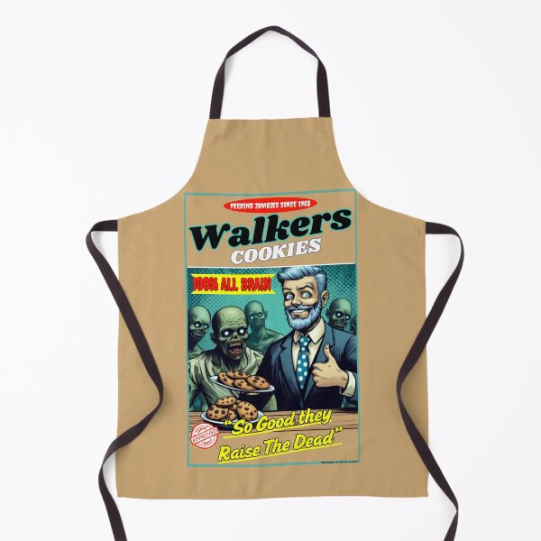 Item preview, Funny Horror | Walkers Cookies Feeding Zombies Since 1968 100% All Brain So Good they Raise the Dead designed and sold by theflandonian.