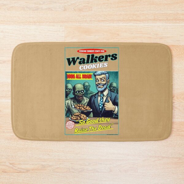 Item preview, Funny Horror | Walkers Cookies Feeding Zombies Since 1968 100% All Brain So Good they Raise the Dead designed and sold by theflandonian.