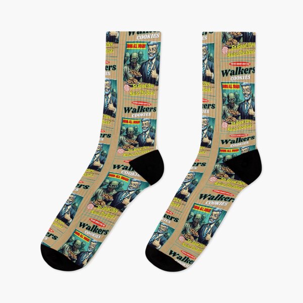 Item preview, Funny Horror | Walkers Cookies Feeding Zombies Since 1968 100% All Brain So Good they Raise the Dead designed and sold by theflandonian.