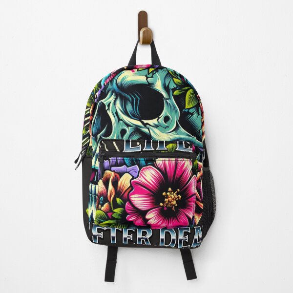 Item preview, Life After Death – Flowers Growing from Skull Design designed and sold by Sinister prints.