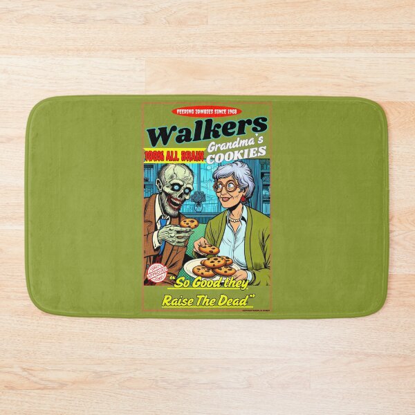 Item preview, Funny Horror | Walkers Grandma's Cookies Feeding Zombies Since 1968 100% All Brain So Good they Raise the Dead designed and sold by theflandonian.