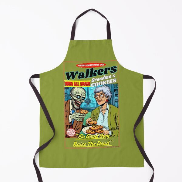 Item preview, Funny Horror | Walkers Grandma's Cookies Feeding Zombies Since 1968 100% All Brain So Good they Raise the Dead designed and sold by theflandonian.