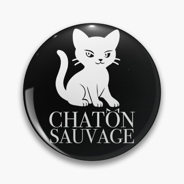 Item preview, Chaton Sauvage (White) designed and sold by Strange Little Art.