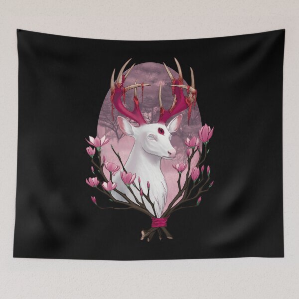 Item preview, White Stag With Magnolias Classic 		 designed and sold by glhxapvxojw53.