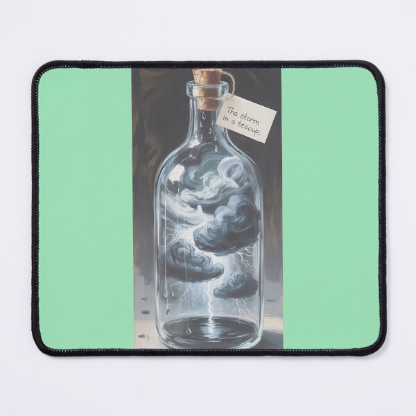 Item preview, Storm In A Bottle Surreal Art By Merch, Limited Edition designed and sold by KILEYMARGSHOP.