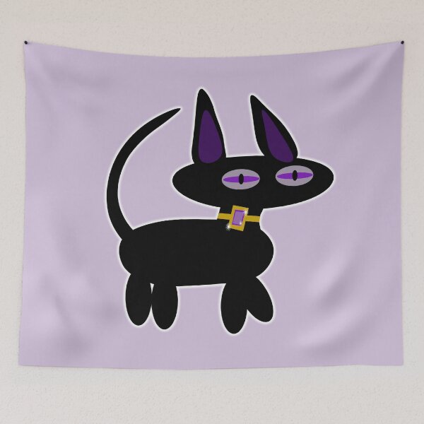 Item preview, Kitty with a Gold and Amethyst Collar designed and sold by WandaRichards.
